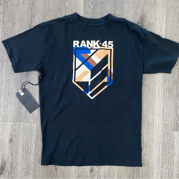 RANK-45 Black T-Shirt Men’s XS Boot Barn 100% cotton NWT - Picture 1 of 3